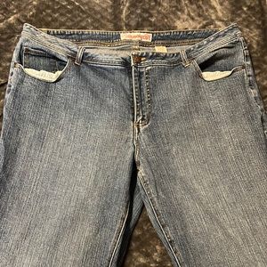 Faded Glory 22W women’s plus stretch bootcut jeans